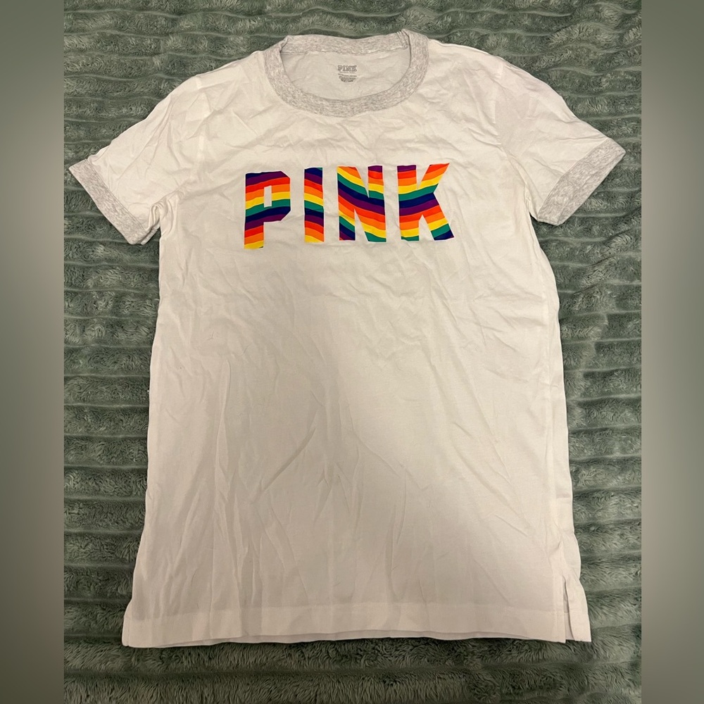 Victoria's Secret PINK Heather Gray Tee